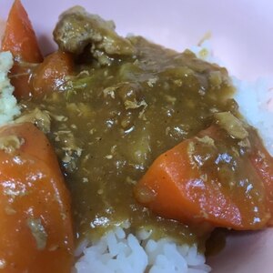 サイコロにんじんカレー